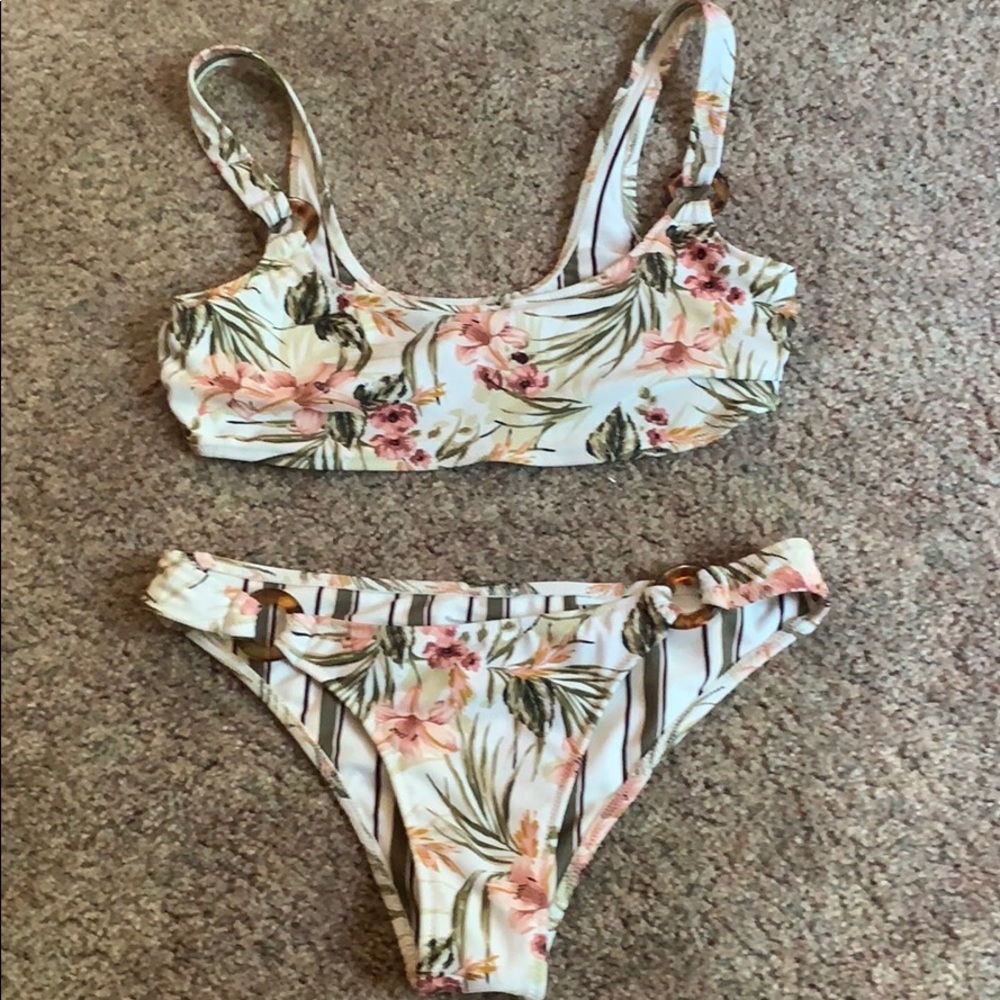 Abercrombie and Fitch floral bikini